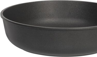 Секційна лита алюмінієва сковорода для тушкування Ø 28 см індукційна - багатогранна сковорода з антипригарним покриттям - скляна кришка - зроблено в Німеччині, 2-
