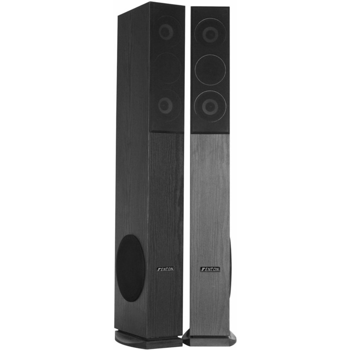 Пара 3-смугових підлогових динаміків Fenton SHFT52B HiFi - 500 Вт - чорний