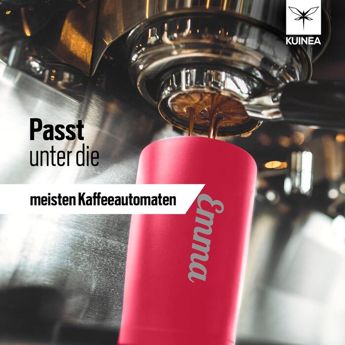 Термокружка з гравіюванням, 350 мл, чорна (можливість персоналізації), без витоку