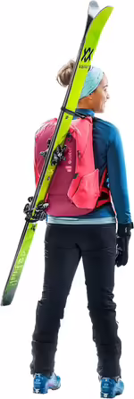 Жіночий легкий рюкзак для лижних турів deuter Updays 24 SL, рубін-хібіскус, 24 л