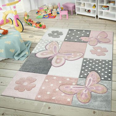 Домашній дитячий килим TT, килим для дитячої кімнати, для дівчаток, 3D принцеса, Зоряна корона, колір розмір (160 см круглої форми, Різнокольоровий)