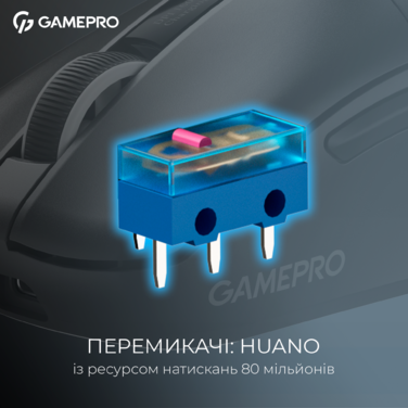 Бездротова ігрова миша GamePro Asgard Thor (GM023B) 1К  зарядна станція\ресивер