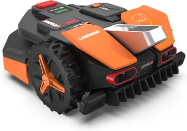 Робот-газонокосарка WORX Landroid Vision S250 WR202E для газонів до 250 м², AI косарка без обмежувального дроту, Wi-Fi, Bluetooth, розумне уникнення перешкод, захист їжаків