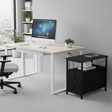 Relaxdays Додатковий столик з розетками