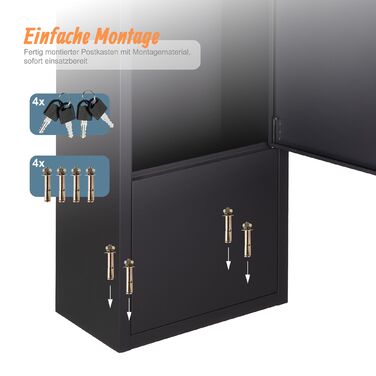 Набір коробок для ключів Relaxdays (4 шт.)