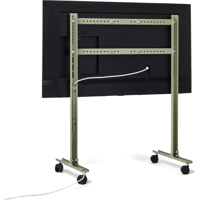 Підставка для телевізора на колесах, 40-70 дюймів | Мобільна підставка для ТВ | Сірий/Mossy Green