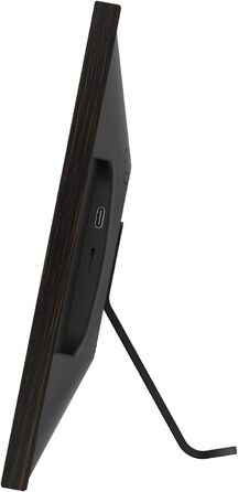 Цифровий фоторамка Cytem 10.1 дюйма | Wi-Fi, FrameO Software, 32GB, Сенсор руху, Автоматичне повороту, IPS 16:10, Touchscreen, Коричневе дерево