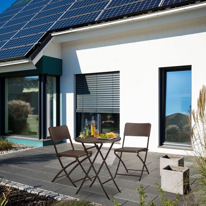 Набір садових меблів Relaxdays BASTIAN (3 шт.)