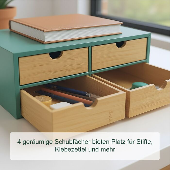 Організатор для столу Relaxdays з 4 висувними ящиками