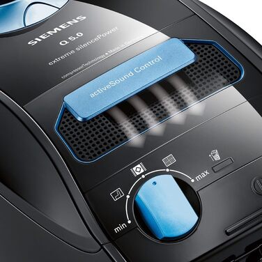 Пилсос Siemens Staubsauger Q5.0 extreme silencePower VSQ5X1230: для алергіків, з високою потужністю та гігієнічним фільтром