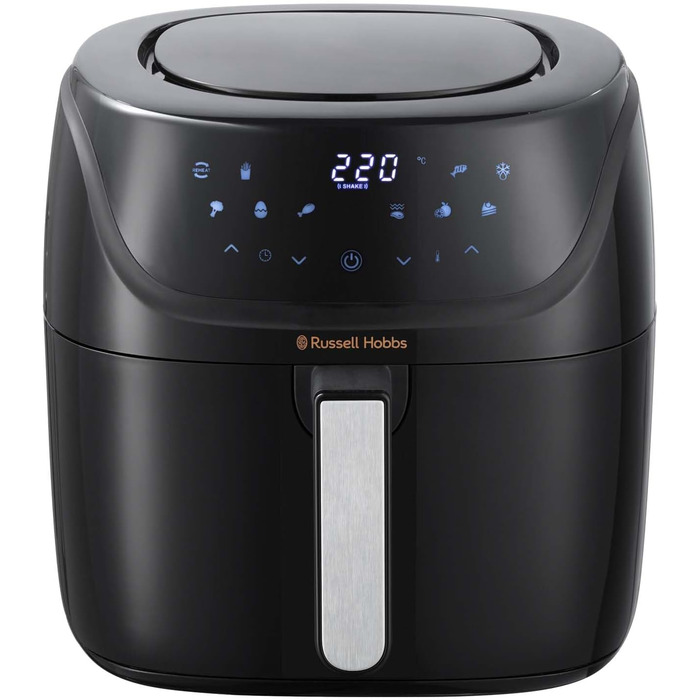 Аерофритюрниця Russell Hobbs 4 л з набором аксесуарів, 7 функцій, 10 програм, модель 27160-56, запасні гумові ніжки для гриль-пластини (6 шт.)