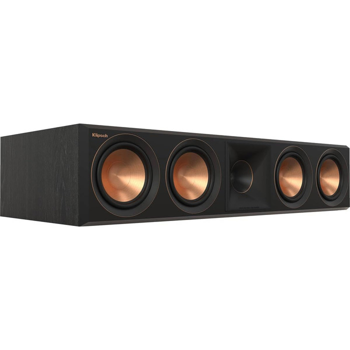 Центральний динамік Klipsch RP-504C II, рупор Tractrix, 5,25 НЧ-динамік, чорне дерево