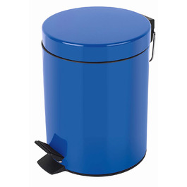 Косметичне відро Spirella Сідней Вайс відро для сміття для педалей відро для сміття-5 літрів-зі знімним внутрішнім відром (синє)