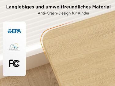 Електричний кутовий стіл WALKINGDESK 190 x 150 см з регулюванням висоти, для офісу, дому, геймінгу, з кабелеуправлінням, колір дуб