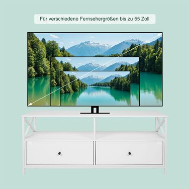 Тумба під телевізор Relaxdays з висувними ящиками