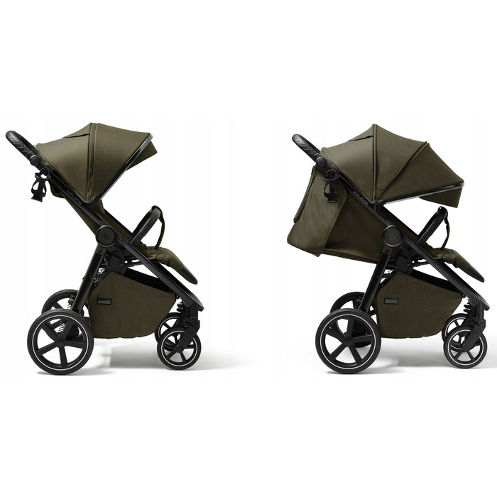 Дитячий прогулянковий візок 4BABY Xplode, зелений, алюмінієвий, з можливістю компактного складання