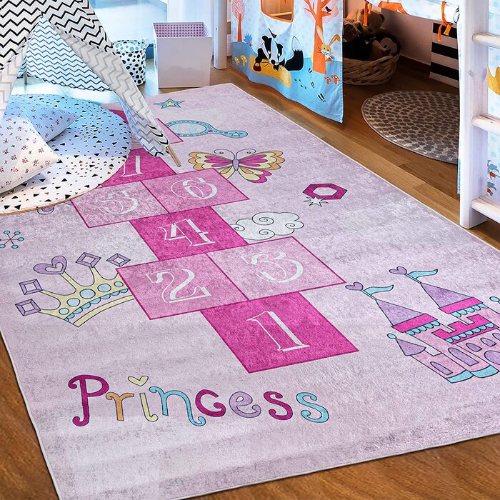 Килим для дитячої кімнати Mazovia Класики принцеси 80x150 см