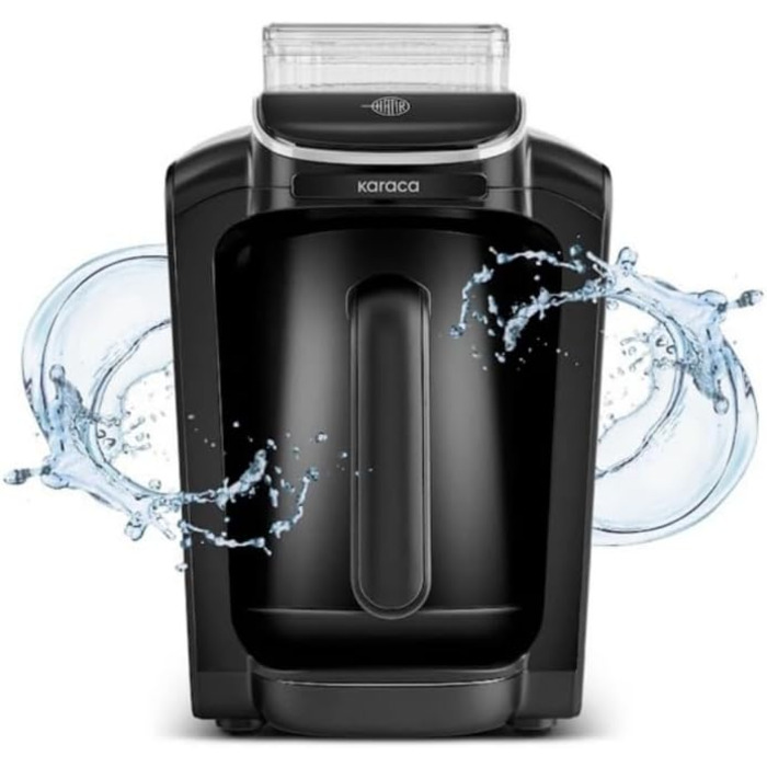 Карача Hatır Aqua: Автоматична турка для приготування кави, чорна