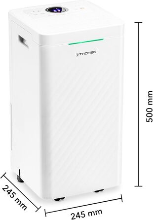 Тотек TTK 27 HEPA – осушувач повітря та очищувач з HEPA-фільтром H13, 12 л/24 год, гігростат, LED-індикатор якості повітря, таймер