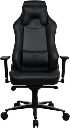 Ігровий та офісний крісло Arozzi Torretta Premium SoftFabric™ з регульованими підлокітниками, високою спинкою та подушками - Чорний