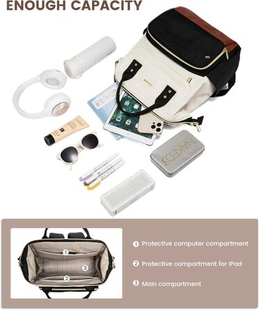 LOVEVOOK Рюкзак для жінок, великий, з відділенням для ноутбука 17.3 дюйма, шкільний, для підліток, дівчаток, для навчання, подорожей, бізнесу, водонепроникний, сірий, рожевий