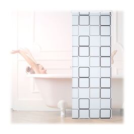 Relaxdays Завіса для душу SQUARE