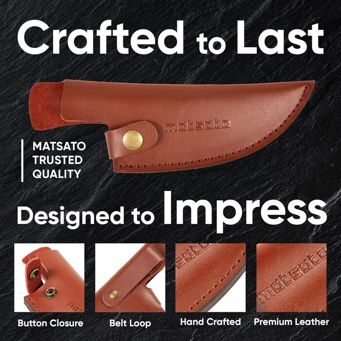 Ніж кухарський Matsato, 8 дюймів: гострий, оригінальний, для кухні, ідеальний для нарізання та подрібнення