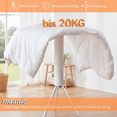 Клямка для одягу Relaxdays з 16 перекладинами