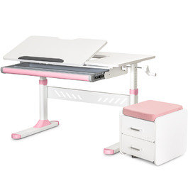 Комплект (S) Evo-Kids TH-310 Pink (парта + тумба) (арт.TH-310 + BD C3_PINK)