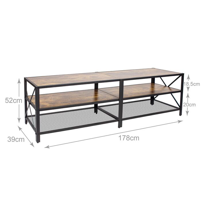 Тумба під телевізор Relaxdays з 4 відділеннями