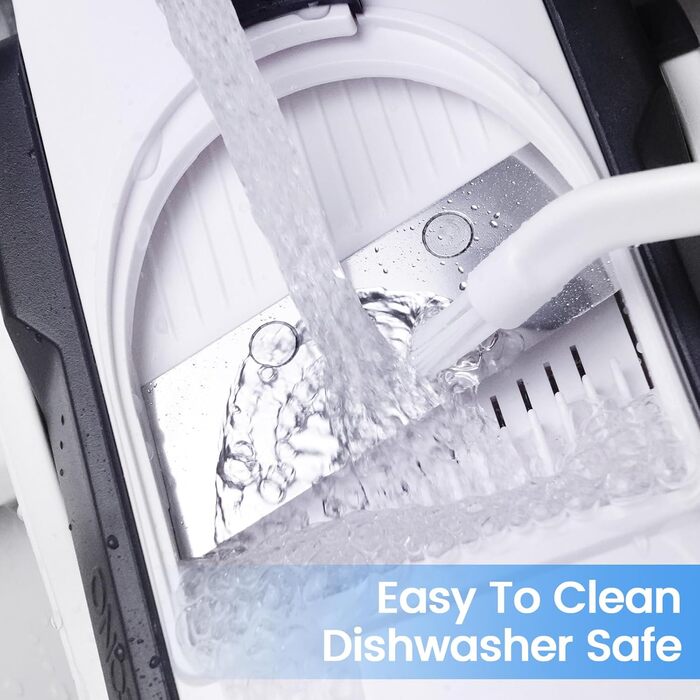 Набір для нарізання овочів 5-в-1, регулювання товщини 0,1-8 мм, сірий (Space Grey)