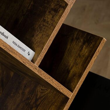 Стильна полиця IDIMEX Jules - дерев'яна полиця для книг та декору, з якісної ДСП, колір коричневий