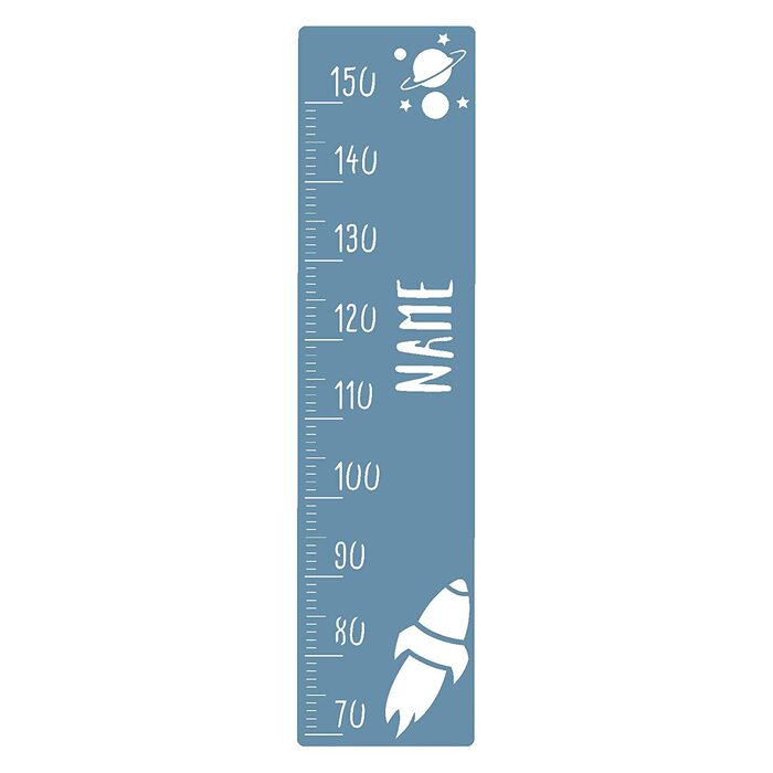 Вимірювальна палиця дитяча персоналізована, вимірювач розміру стандартної дитячої кімнати ракети, дитяча вимірювальна палиця, подарунок на хрестини / подарунок на народження / персоналізований з бажаним ім'ям для дівчинки або хлопчика вимірювач розміру ди