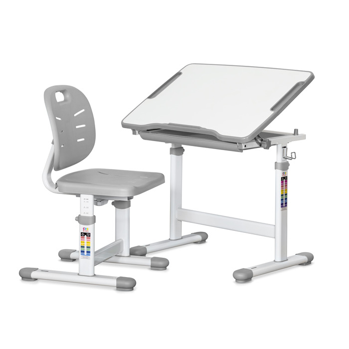 Комплект Evo-kids (стіл+стілець) Evo-06 Ergo Grey (арт. Evo-06 Ergo G)