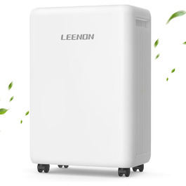 Електричний осушувач повітря 12L/день з таймером, фільтром та захистом від дітей. Тиха робота, смарт-режим, економія енергії, проти цвілі та вологи.