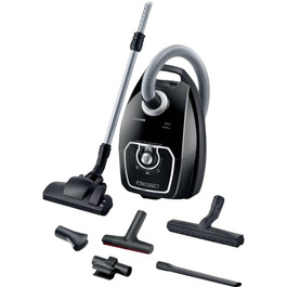 Пылесос Siemens Z7.0 VSZ7X500 с мешком для збору пилу, для алергіків, гігієнічний фільтр, тихий, чорний, 650 Вт, Testsieger 2024