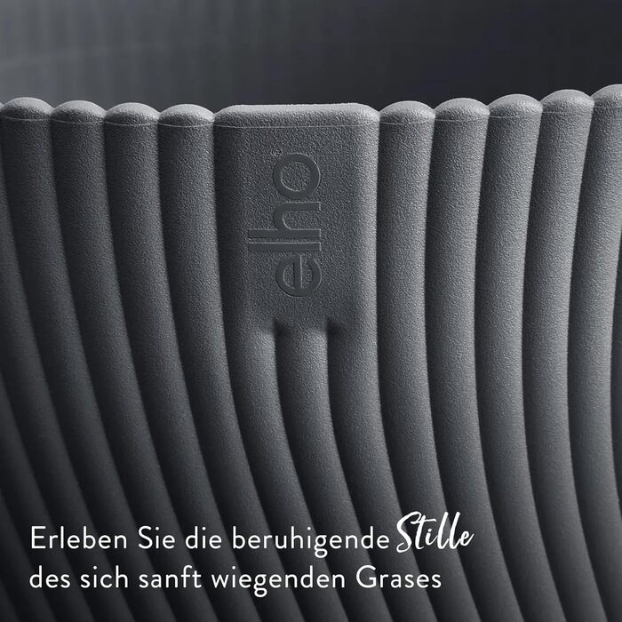 Квітчар Elho Sereh Rund 40 - горщик для дому та саду, перероблений пластик, Ø 39.0 x H 33.3 см, бежевий/антрацитовий