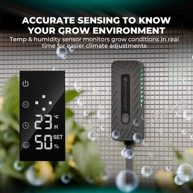 Увлажнитель воздуха MARS HYDRO New Plant 6L с регулировкой влажности, таймером, ультразвуком, для теплицы, гроубокса, indoor выращивания