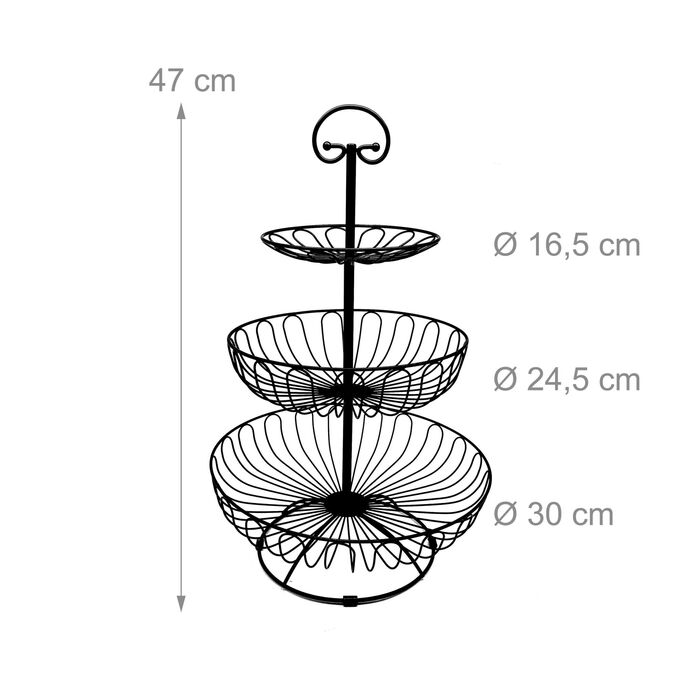 Стелаж Relaxdays з 3 ярусами