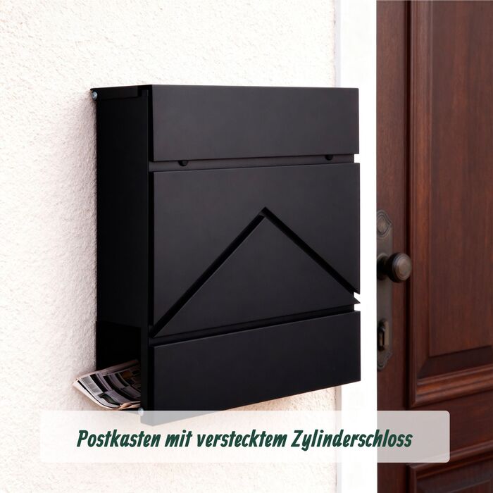 Скрінька для листів Relaxdays з відсіком для газет