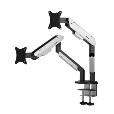 Настільне кріплення для двох моніторів Anda Seat Stealth PRO II Duo 17’’-42’’ Black & White