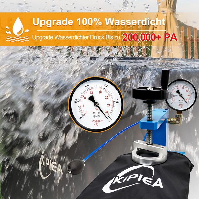 Чохол для садово-патіо меблів Kipiea, водонепроникний, прямокутний, 242x162x100 см, захист від снігу та сонця