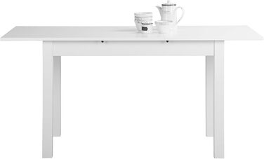 Обідній стіл Inter Trade Küchentisch, білий, 120-160 x 70 см, з висувною платформою