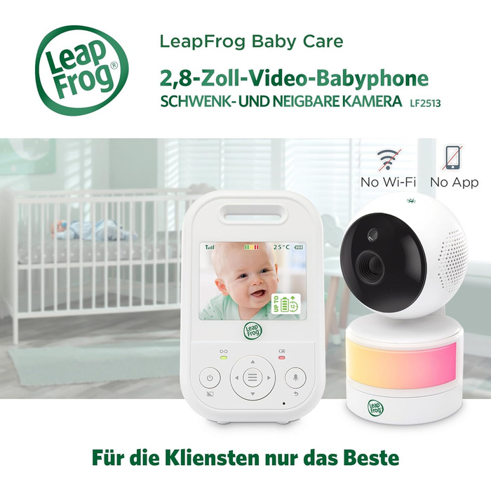 Радіоняня LeapFrog LF2423 з камерою, 2.8