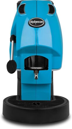 Кавомашина Didiesse Baby Frog Pad – компактна кавоварка з падами, 450 Вт, 1,5 л бак, Standby, білий/Miami-blue