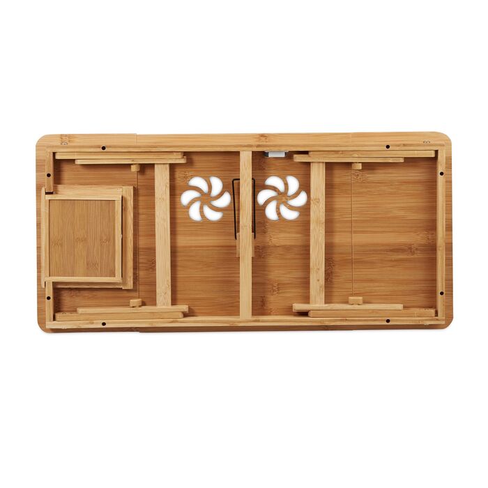 Столик для ноутбука Relaxdays з бамбука XL