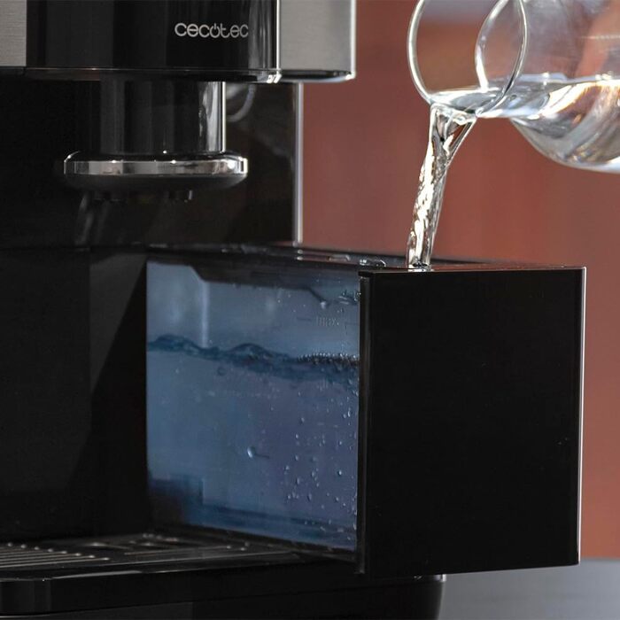 Кавомашина автоматична Cecotec Cremmaet Spin 1450W з TFT-дисплеєм, термоблоком, автоочищенням та місткістю для зерен 290г