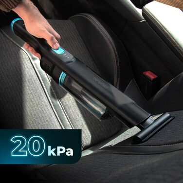 Ручний пилосос Cecotec Conga Rockstar: 210 Вт, цифровий, 20 кПа, до 40 хв роботи, 2 режими, аксесуари для килимів та матраців, сірий (Micro + Animal)