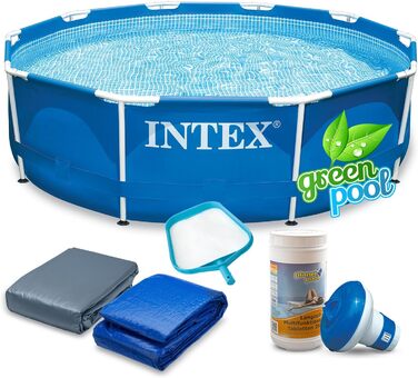 Набір для басейну з аксесуарами 305 х 76 см Басейн з металевим каркасом INTEX 28200