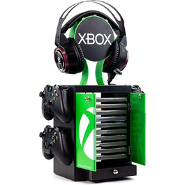 Організатор для Xbox Series X: зберігання 10 ігор/дисків Blu-Ray, підставка для навушників та 4 контролерів Numskull